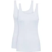 Mey Tanktop Pure Sense (2er Pack) ohne auftragende Seitennähte, schmale Passform
