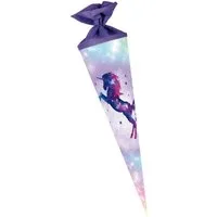 Nestler Schultüte Nestler Schultüte Galaxy Unicorn 70 cm rund Filz
