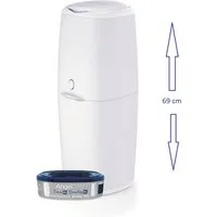 Angelcare® Windeleimer Classic XL Rückenfreundliche Höhe 69 cm inkl. Kassette