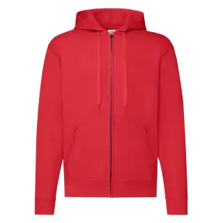 Fruit of the Loom - "Classic" Kapuzenjacke für Herren/Damen Unisex (Rot)