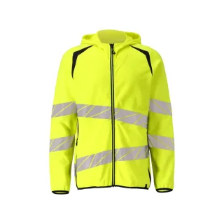 MASCOT Kapuzensweatshirt mit Reißverschluss ACCELERATE SAFE Hi-vis Gelb / Schwarzblau M - 19284-781-17010-M