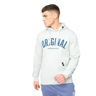 Crosshatch - "Kensby" Kapuzenpullover für Herren (Hellblau)