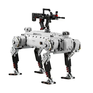 96009 12GO Modern Military Static Version Unmanned Mechanical Dog Robot Toys Educational Building Block 1613PCS Assembly