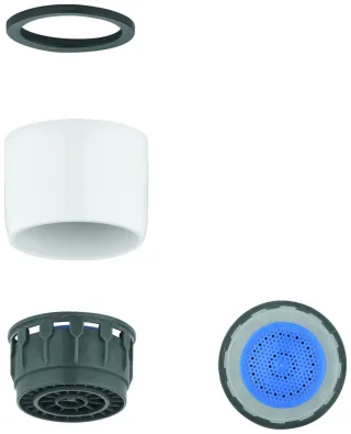 GROHE Mousseur 13928 Durchflussklasse A 15 l/min 3 bar M22x1 moon white, 13928LS0 13928LS0