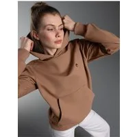Trigema Sweatshirt TRIGEMA Hoodie mit Affe Charly-Stickmotiv