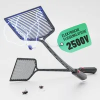 greate. Fliegenklatsche 2x Elektrische Fliegenklatsche inkl. Batterien gegen Mücken & Schnaken