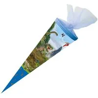 Nestler Schultüte Nestler Schultüte schleich Dinosaurs 2 rund mit Tüllverschluss 50cm