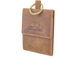 Buffalo Hill Mini Geldbörse Büffelleder Portemonnaie >6