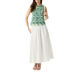 Vero Moda - Bluse für Damen, Rundhalsausschnitt, Spitze, Ärmellos (Birke)
