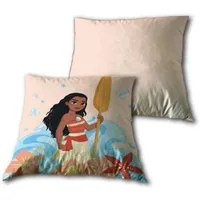 Disney Vaiana Dekokissen - Zierkissen mit hochwertigem Druck für Wohnzimmer & Schlafzimmer, perfekt als Geschenkidee, ideal für Sofa, Bett oder Sessel