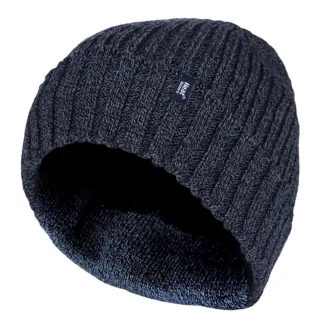 Herren 3,6 tog Fleece gefüttert Thermal Turn Over Manschette Winter Beanie Hut