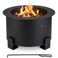 relaxdays Feuerschale ohne Rauch Ø 56 cm