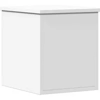 vidaXL Aufbewahrungsbox Truhe Weiß 30x35x35 cm Holzwerkstoff (1 St)