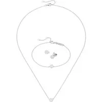 GIORGIO MARTELLO MILANO Schmuckset Schmuckset 3-teilig mit Zirkonia, Silber 925