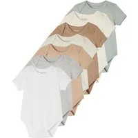 vertbaudet Langarmbody Baby Schlupfbodys BASICS 7er-Pack