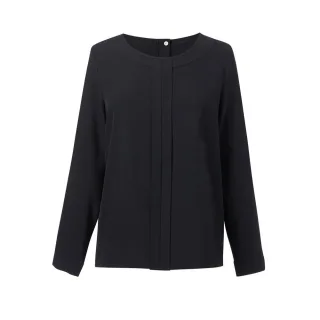 Brook Taverner - "Roma" Bluse für Damen Langärmlig (Schwarz)
