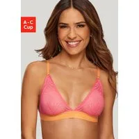 s.Oliver Bralette-BH Clemence ohne Bügel aus graphischer Spitze in transparenter Optik, Dessous