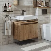 Roomart Waschbeckenunterschrank 65 cm stilvoll hängend, Soft-Close, Siphonausschnitt, 4 Farben, Bad (Waschbeckenunterschrank ohne Waschbecken) 35 cm Tiefe, Soft-Close, Wandmontage, 4 Farben