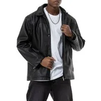 RedBridge Lederimitatjacke im Oversized fit Kunstlederjacke klassisch und modern Authentische Lederoptik, Hochwertige Verarbeitung und Tragekomfort