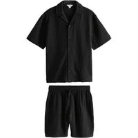 Next Shirt & Shorts Kurzarm-Pyjama aus Musselin (2-tlg)
