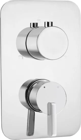 Neuesbad Serie 600 Unterputz Duscharmatur mit 3-Wege-Umsteller, Oberfläche: chrom NB1BXY_0QSM1