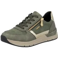 Rieker Sneaker Freizeitschuh, Schnürschuh, Halbschuh mit modischen Akzenten
