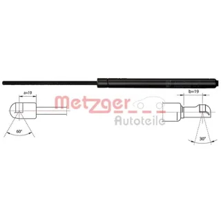 Metzger Heckklappend?mpfer Toyota Avensis Kombi