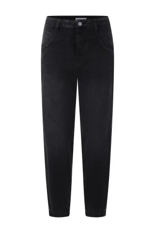 Rich & Royal - Slouchy Black Denim denim black - Gr. - 31/32