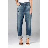 JOOP! Straight-Jeans Maike im Destroyed-Look, in leichtem Sommer-Denimstoff