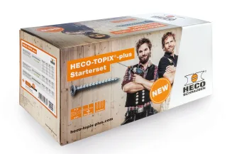 HECO TOPIX-plus Starterset "Zimmerer", Schraubensortiment Version 2021 - 62063