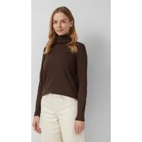 s.Oliver Longpullover Strickpullover Rollkragenpullover aus Viskosemix