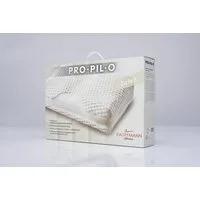 PRO PIL O Nackenstützkissen Pro-Pil-O Latex Nackenstützkissen, Füllung: Talalay-Stiftlatex, Seitenschläfer, Rückenschläfer, Druckentlastung der Muskeln und Halswirbel