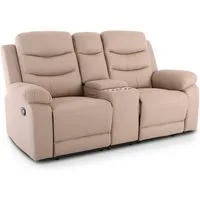 Raburg 2-Sitzer Kinosessel, 2er-Fernsehsessel, mechanische Relaxfunktion, Modell Pixx, Easy-Lift Liegefunktion, Komfortpolsterung, je Sitz 130 kg belastbar