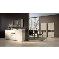 OTTO home Kommode Piano (H/B/T): 84,6/150/45,2cm), Hochglanz UV lackiert, Soft-Close Funktion