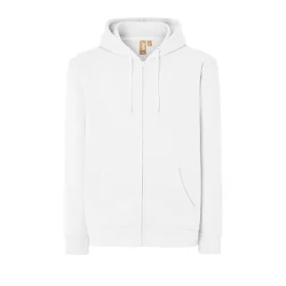 JHK - "Fuji" Hoodie mit durchgehendem Reißverschluss für Herren/Damen Unisex (Weiß)