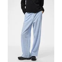 pieces Stoffhose PCSTINNA HW PANTS WVN NOOS BC mit weitem Bein