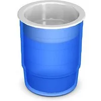 Ornamin Pillendose Einnahmebecher, Medikamentenbecher, Deckel, Spülkorb (24 St), Alltagshilfe, BPA-frei, Qualitätskunststoff, Made in Germany