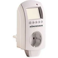 Könighaus Raumthermostat Steckdosenthermostat, max. 230 V, elektronisch, Einfache Temperaturregelung