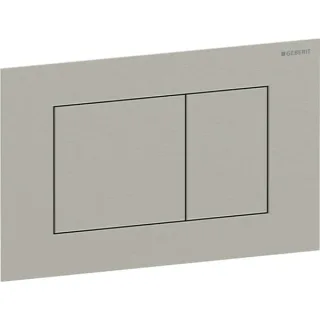 Geberit Sigma40 Betätigungsplatte, eckig, 2-Mengen-Spülung: Platte, Taste: nickel, 115629ID1 115629ID1