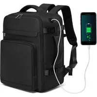 KONO Rucksack 40x30x20cm, Flugzugelassen mit USB-Anschluss & Nassfach