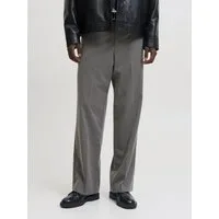 Jack & Jones Anzughose JPSTBILL TOBY CHINO NOOS Materialmix, weit geschnitten, niedrige Taille