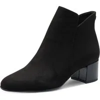 Tamaris Stiefelette Ankleboot, Stiefelette mit dekorativem Knopf, schmale Form