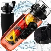 Trizand Trinkflasche Wasserflasche Trinkbehälter 1 Liter, sorgt für aromatisiertes Wasser, leicht zu reinigen und hygienisch