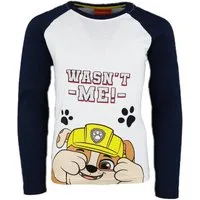 PAW PATROL Langarmshirt Paw Patrol Chase Rubble Marshall Jungen Kinder langarm Shirt 100% Baumwolle