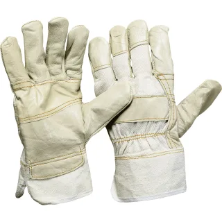 Arbeitshandschuhe Polsterleder natur - 1139