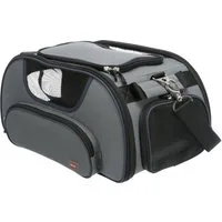 TRIXIE Tiertransporttasche Airline Tasche Wings - grau/blau - 28 × 23 × 46 cm