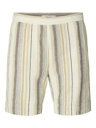 SELECTED MEN - SLHREGCAL SHORTS Egret - Gr. - XXL