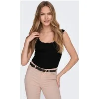 JDY Stricktop JDYNANNA S/L SCALLOP EDGE TOP KNT NOOS