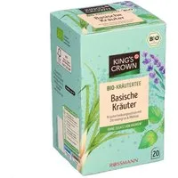 KING'S CROWN Tee Basische Kräuter, 20 Teebeutel, Bio-Kräutertee