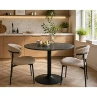 ACTONA GROUP Esstisch Ibiza, Runder Küchentisch - pflegeleicht, platzsparend & robust (1-St., Tisch, Tulpentisch), OTTOs Choice, Modernes Design – kratzfest & belastbar bis 100 kg